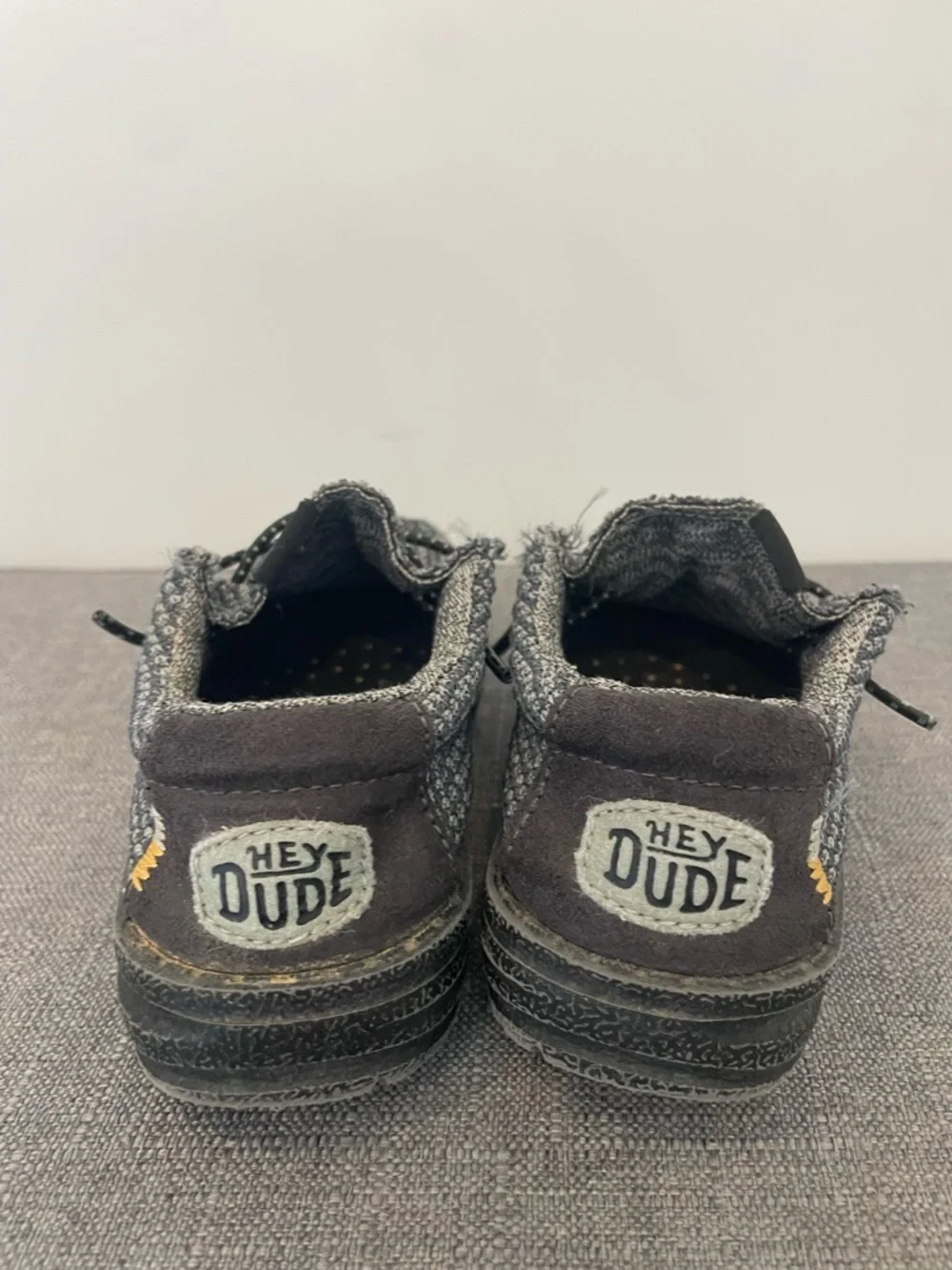 HEY DUDE Little Kid Wally Sport Mesh Loafers Gray Size 8